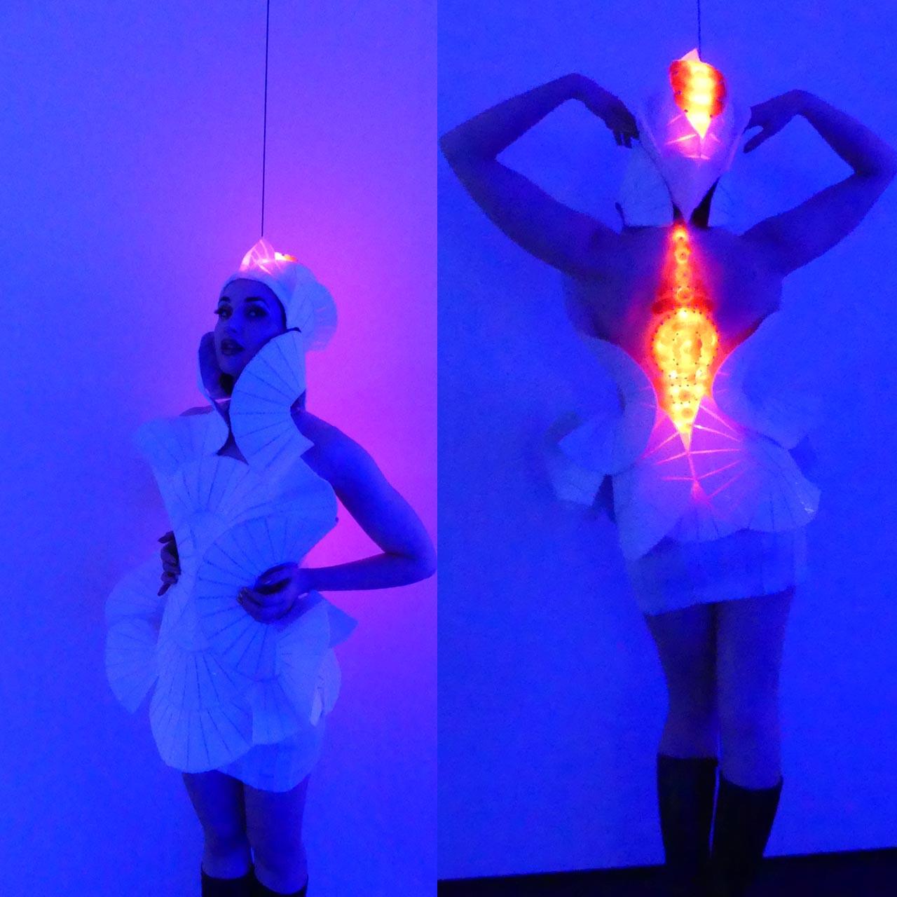 #ericagrayartist #wearableart #wearables #3dfashion #wearableartist #wearabletech #techfashion